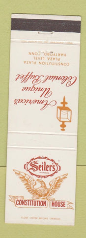 Matchbook Cover - Seiler's Constitution House Hartford CT