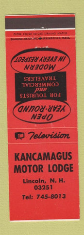 Matchbook Cover - Kancamagus Motor Lodge Lincoln NH RED