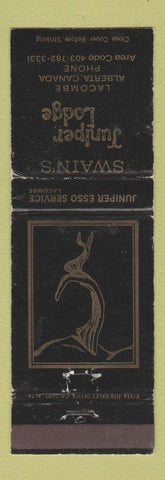 Matchbook Cover - Swain's Jupiter Lodge Lacombe AB WEAR