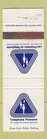 Matchbook Cover - Telephone Pioneers Canada WORN