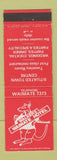 Matchbook Cover - Walker's Waimate Hotel New Zealand