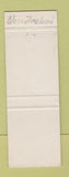 Matchbook Cover - Walker's Waimate Hotel New Zealand