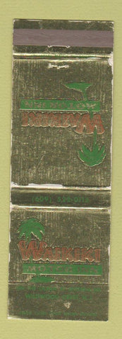 Matchbook Cover - Waikiki Mtoor Inn Wildwood Crest NJ WORN