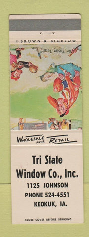 Matchbook Cover - Tri State Window Company Keokuk IA
