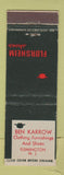 Matchbook Cover - Florsheim Shoes Ben Karrow Flemington NJ