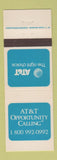 Matchbook Cover - AT&T Telephone  WEAR