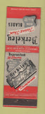 Matchbook Cover - Berkeley Razor Blades Jersey City NJ WEAR