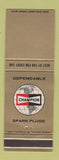 Matchbook Cover - Champion Spark Plugs