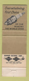 Matchbook Cover - Champion Spark Plugs
