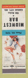 Matchbook Cover - Midwest Bar Kansas City MO pinup WEAR