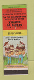 Matchbook Cover - Stan's TV Service Philadelphia PA hillbilly