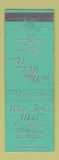 Matchbook Cover - White Trellis Motel North Conway NH GREEN