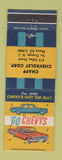 Matchbook Cover - 1960 Chevrolet South Orange NJ Chapp