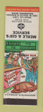Matchbook Cover - Merle & Gib's Standard oil gas Dearborn MI hillbilly