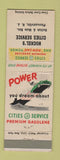 Matchbook Cover - Cities oil gas Huckel's Pleasantville NJ WEAR