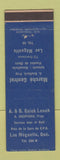 Matchbook Cover - A&B Quick Lunch Marche Central Lac Megantic QC