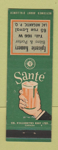 Matchbook Cover - Epicerie Komery Lac Megantic QC