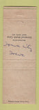 Matchbook Cover - Carousel Restaurant Lounge Iowa City IA