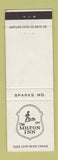 Matchbook Cover - Milton Inn Sparks MD