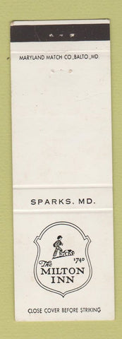 Matchbook Cover - Milton Inn Sparks MD