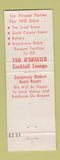 Matchbook Cover - Larchwood Inn Wakefield RI