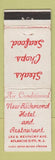 Matchbook Cover - New Richmond Hotel Atlantic City NJ WEAR