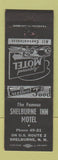 Matchbook Cover - Shelburne Inn Motel NH BLACK