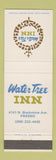Matchbook Cover - Water Tree Inn Fresno CA