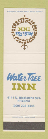Matchbook Cover - Water Tree Inn Fresno CA