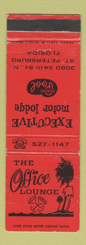 Matchbook Cover - Executive Motor Lodge St Petersburg FL