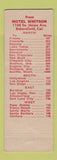 Matchbook Cover - Hotel Whiston Bakersfield CA WEAR