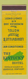 Matchbook Cover - Kentucky Hotel Louisville KY