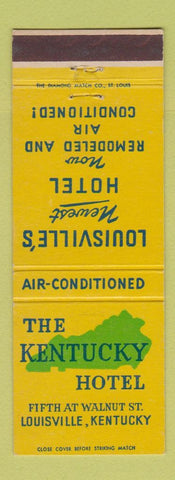 Matchbook Cover - Kentucky Hotel Louisville KY