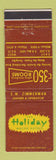 Matchbook Cover - Holiday Motor Hotels Harrisburg PA
