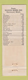 Matchbook Cover - Wagon Wheel Inn Motel Restaurant Raymond WA
