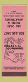 Matchbook Cover - Sea Oats Motel Apartments Myrtle Beach SC PINK