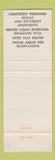 Matchbook Cover - Sea Oats Motel Apartments Myrtle Beach SC PINK