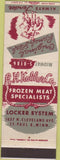 Matchbook Cover - RH Keller Steaks ST Paul MN frozen cowboy