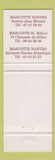 Matchbook Cover - Hotel Mascotte Vannes Malo Nantes France