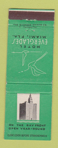 Matchbook Cover - Hotel Everglades Miami FL