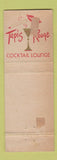 Matchbook Cover - Sea Shore Resort Motel Fort Lauderdale FL