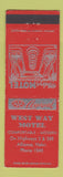 Matchbook Cover - West Way Motel Alliance NE