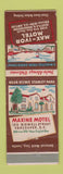 Matchbook Cover - Maxi Ivor Motel Seattle WA Maxine Motel Vancouver BC