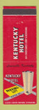 Matchbook Cover - Kentucky Hotel Louisville KY