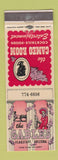 Matchbook Cover - Cameo Room The Gables Flagstaff AZ