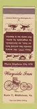 Matchbook Cover - Wayside Inn Middletown VA
