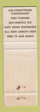 Matchbook Cover - Mallory Motor Hotel Portland OR WORN