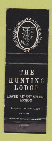 Matchbook Cover - Hunting Lodge London UK England