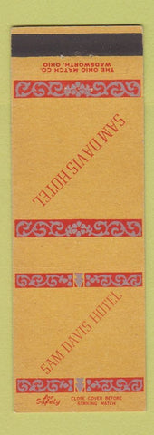 Matchbook Cover - Sam Davis Hotel Nashville TN