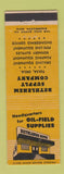 Matchbook Cover - Bethlehem Supply Oil Field Tulsa OK
